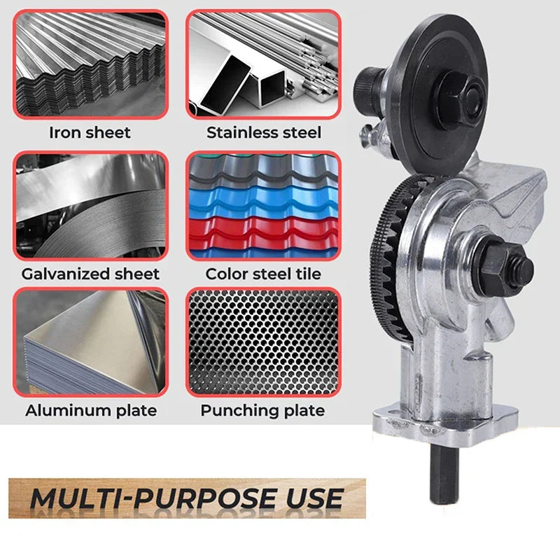 Skanto | Sheet Metal Cutter: Double-Headed High-Speed Rotor Blades for Free Cutting of Metal Sheets - Sharp Cutting Tool
