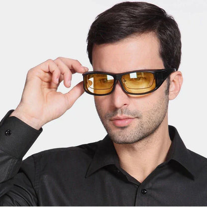 Night glasses with GlareCut technology (Safe driving at night)