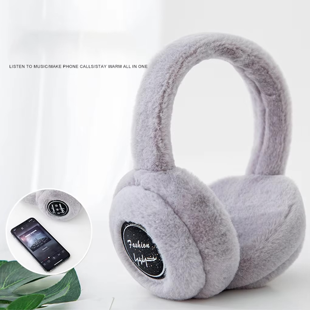Kalsten | Wireless Plush Earphones with Bluetooth 5.2 and Warm Fur Design