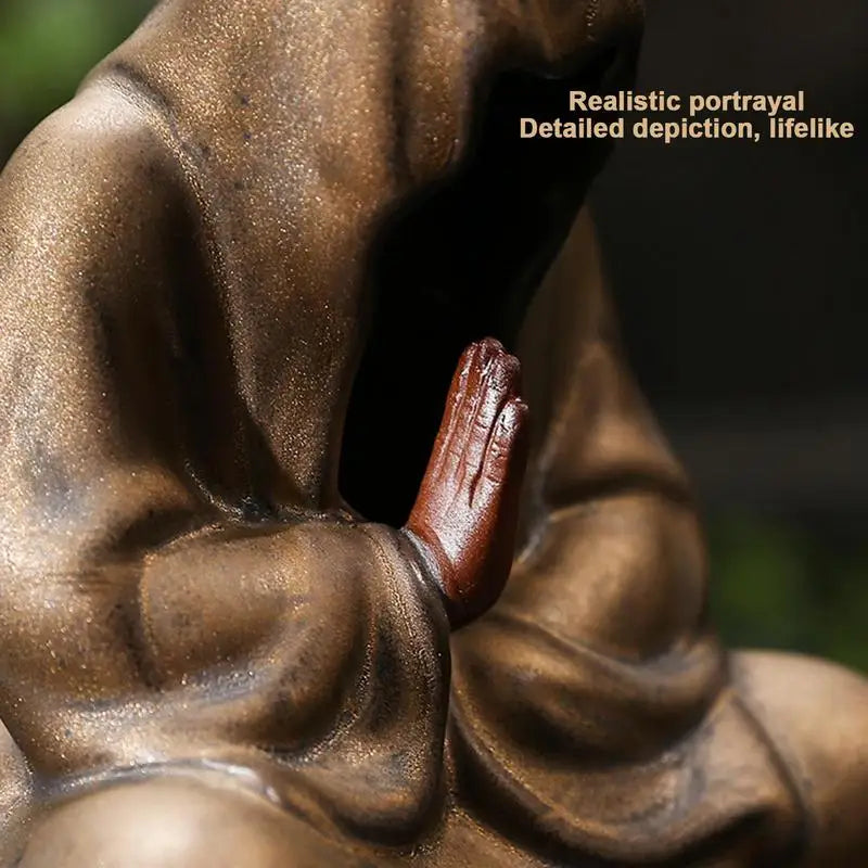 Meditative Monk Incense Holder