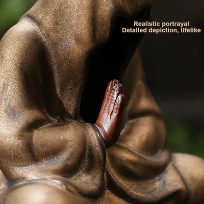 Meditative Monk Incense Holder