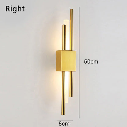 Nordic LED Wall Lamp – Contemporary Wall Sconce for Bedroom, Staircase, and Living Room | Kalsten