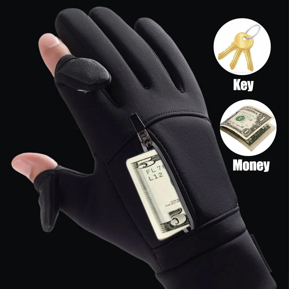 BowLift | FrostGrip | Winter gloves with foldable fingertips | Waterproof, Windproof & Touchscreen-compatible | M–XL