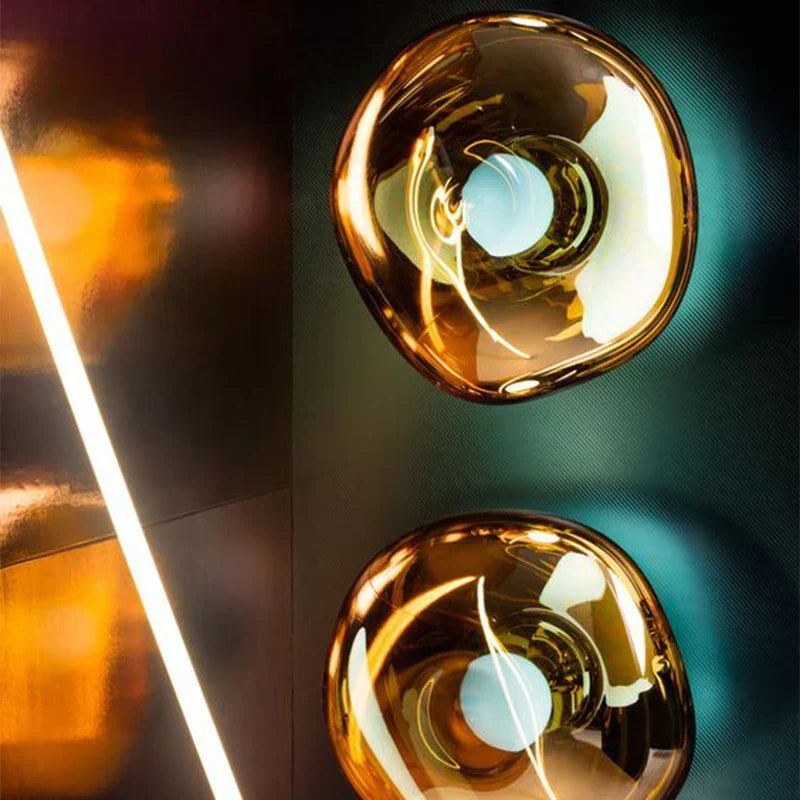 Modern Lava wall light in Scandinavian style