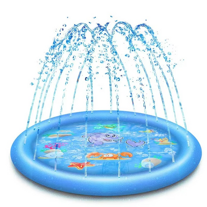 BowLift | Summer Dog Splash Pad with Sprinkler – 60"/67" Outdoor Cooling Fountain Mat