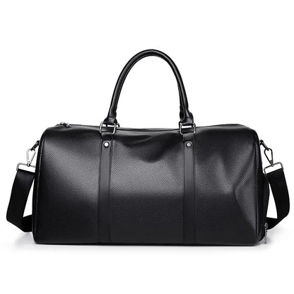BowLift | Travel bag Ravemo Roadster | Retro sports bag made of waterproof PU | 44×33×21 cm | For short trips, training & motorcycling