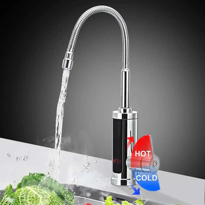 3000W Electric Kitchen Faucet with Instant Hot Water - FlowHeat