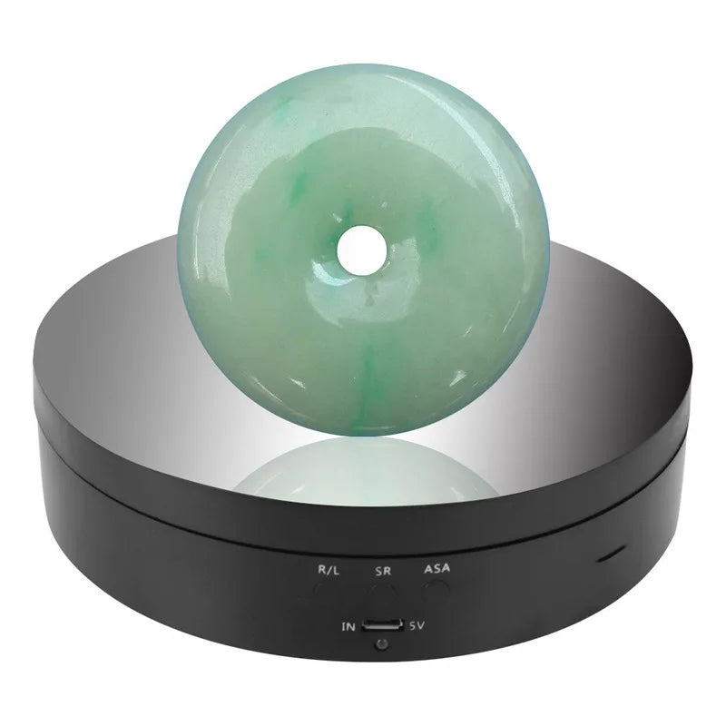 Skanto | Motorized Rotating Mirror Display Stand - Three Speeds, Turntable Holder, USB Powered for Rotating Shots