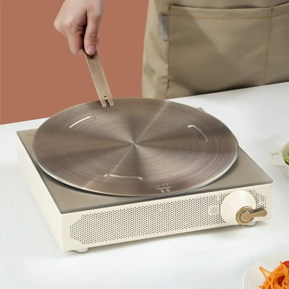 Skanto | Stainless Steel Heat Conduction Plate – Induction Cooktop Heat Diffuser Ring, Cookware Accessory