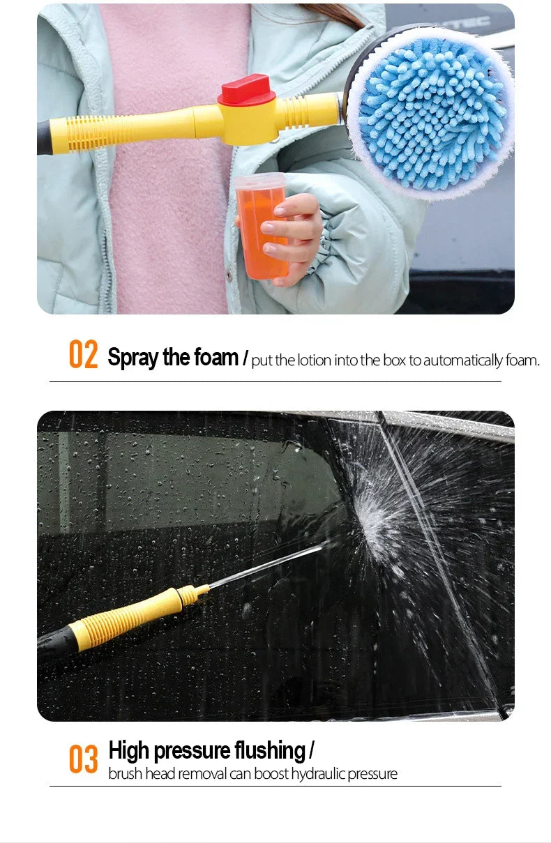 BowLift | Multifunctional Car Rotary Wash Brush Kit