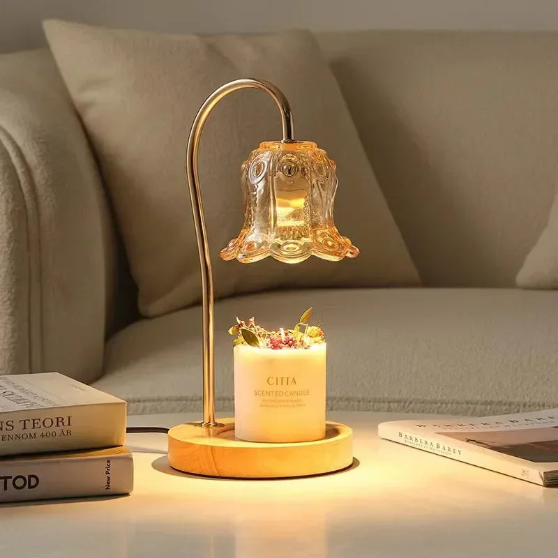 Skanto | Flower-Shaped Warm Audience Candle Warmer Lamp