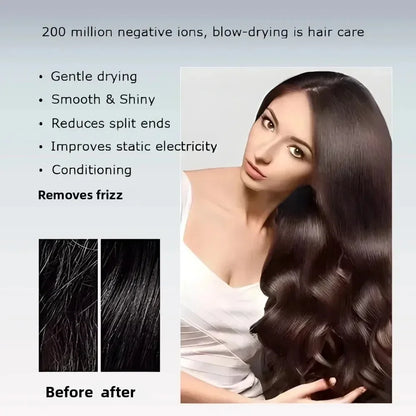 Skanto | Ion Hair Dryer | 200 Million Negative Ions | Intelligent Temperature Control | 110,000 RPM