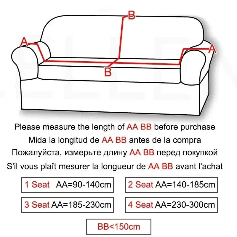 Skanto | PlushFit - High-Quality Stretch Velvet Sofa Cover