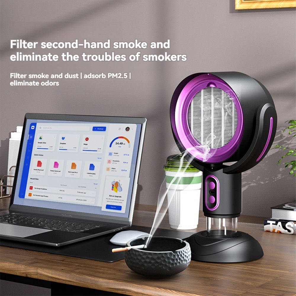 Skanto | SmokeAway Venti – Portable Air Purifier Fan with Ion Technology and USB Charger