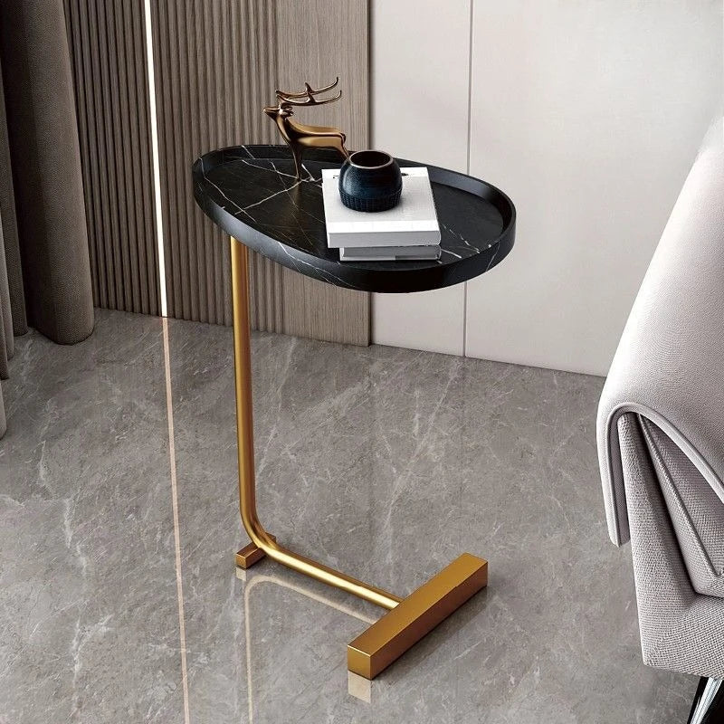 Skanto | C-shaped mobile side table ideal for sofa or bed