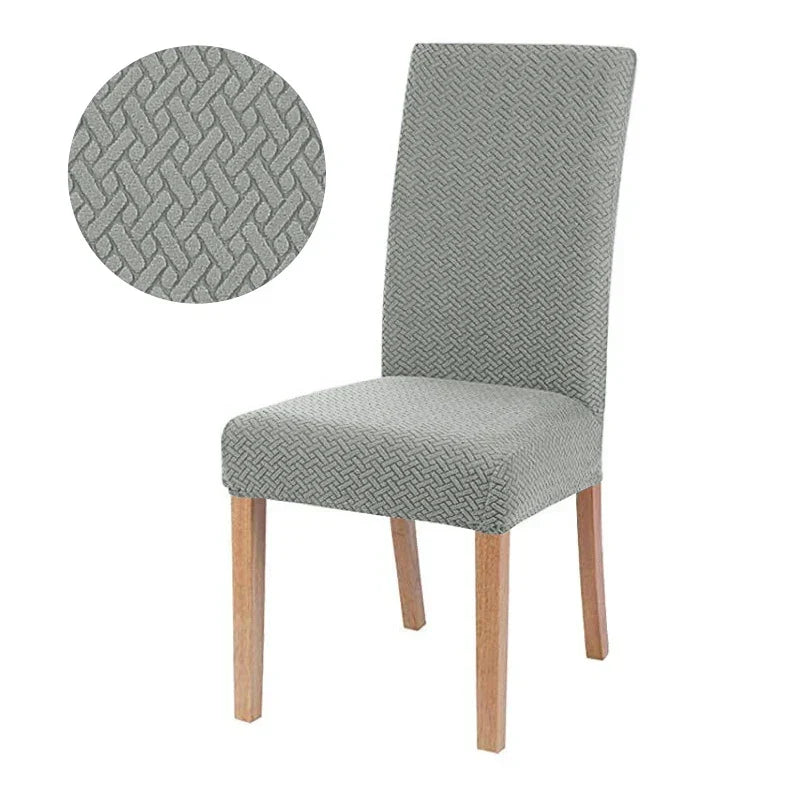 BowLift | Chair Cover Velvona | Elastic & Thick Padded | Jacquard Stretch Cover | Washable & Wrinkle-Free