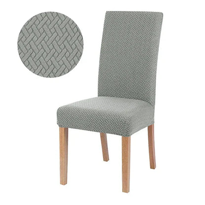 BowLift | Chair Cover Velvona | Elastic & Thick Padded | Jacquard Stretch Cover | Washable & Wrinkle-Free