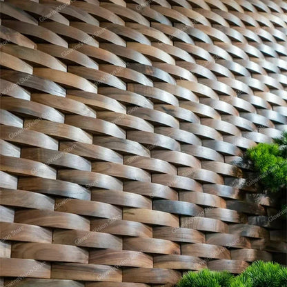 Skanto | 3D Mosaic Wall Panel | Solid Wood & Acoustic Diffuser | 30x30 cm