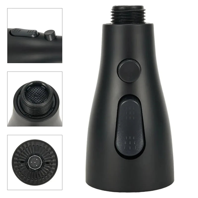 HydroFlex ProSpray – 3-way spray kitchen faucet replacement nozzle Bowlift
