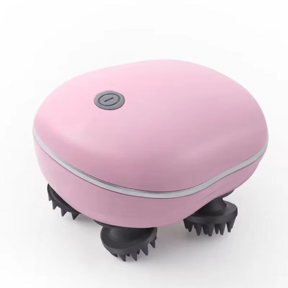Skanto | Electric Scalp and Body Massager with Red Light Therapy for Stress and Muscle Tension Relief
