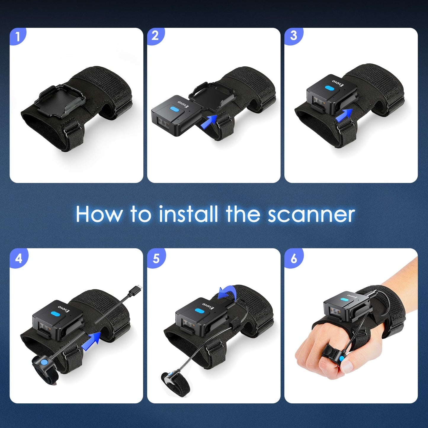 BowLift | Smart Scan Bluetooth Barcode Reader Glove