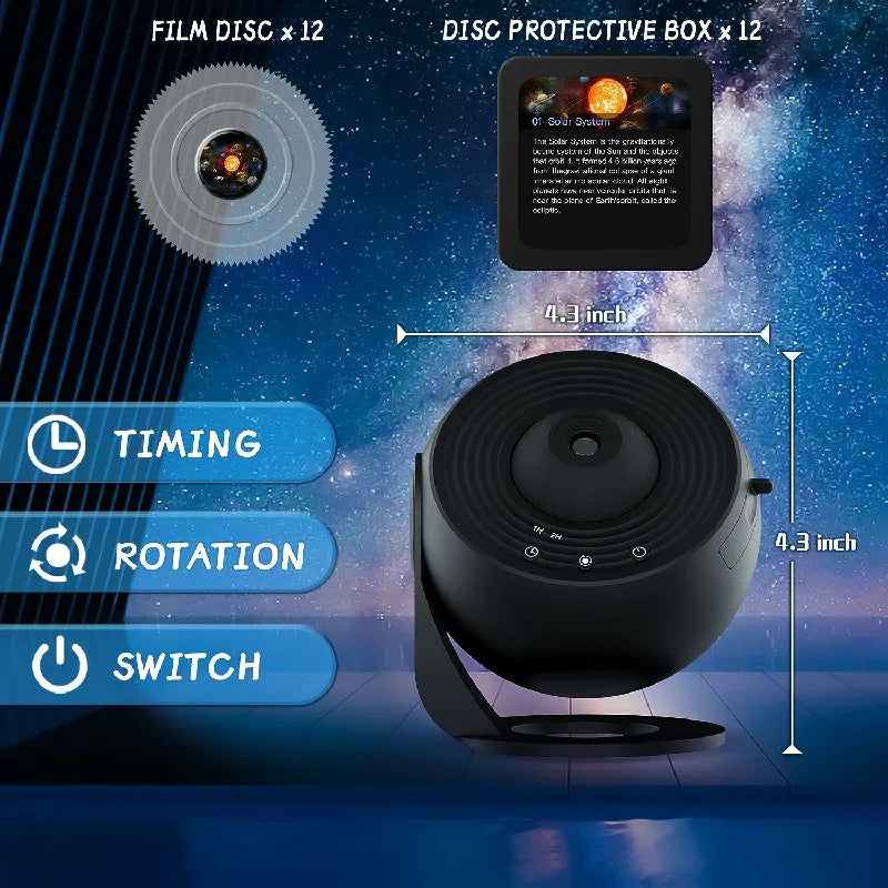 Skanto | 360° Rotating Planetarium Projector Night Light