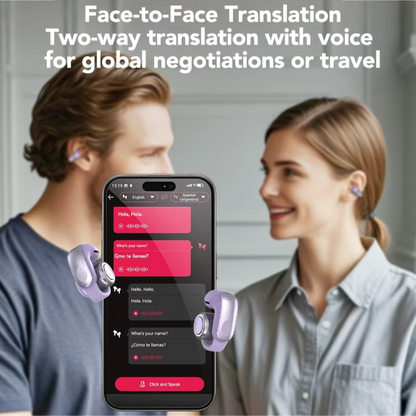 BowLift | XF28 Open-Ear True Wireless Translation Earbuds with ASMR Features