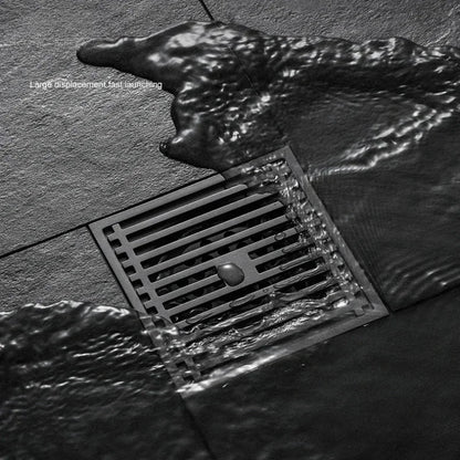 AquaShield Square Stainless Steel Floor Drain Bowlift