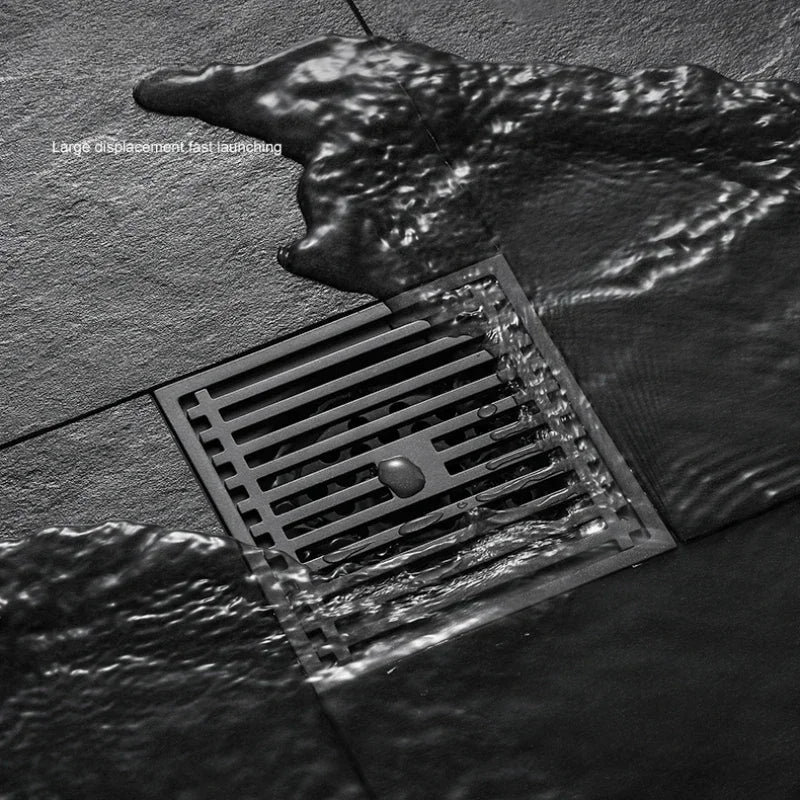 AquaShield Square Stainless Steel Floor Drain Karnz