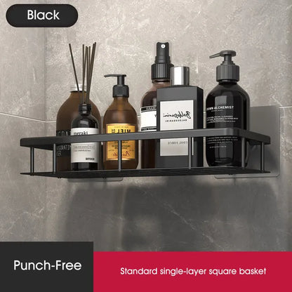 BowLift | Stylish & Practical No-Drill Shower Corner Shelf – Space-Saving Bathroom Storage Rack
