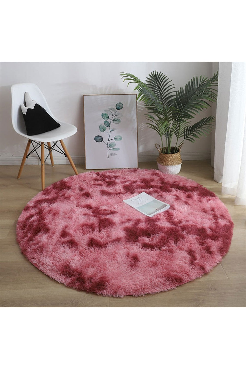 Fluffy Round Rug | Bowlift