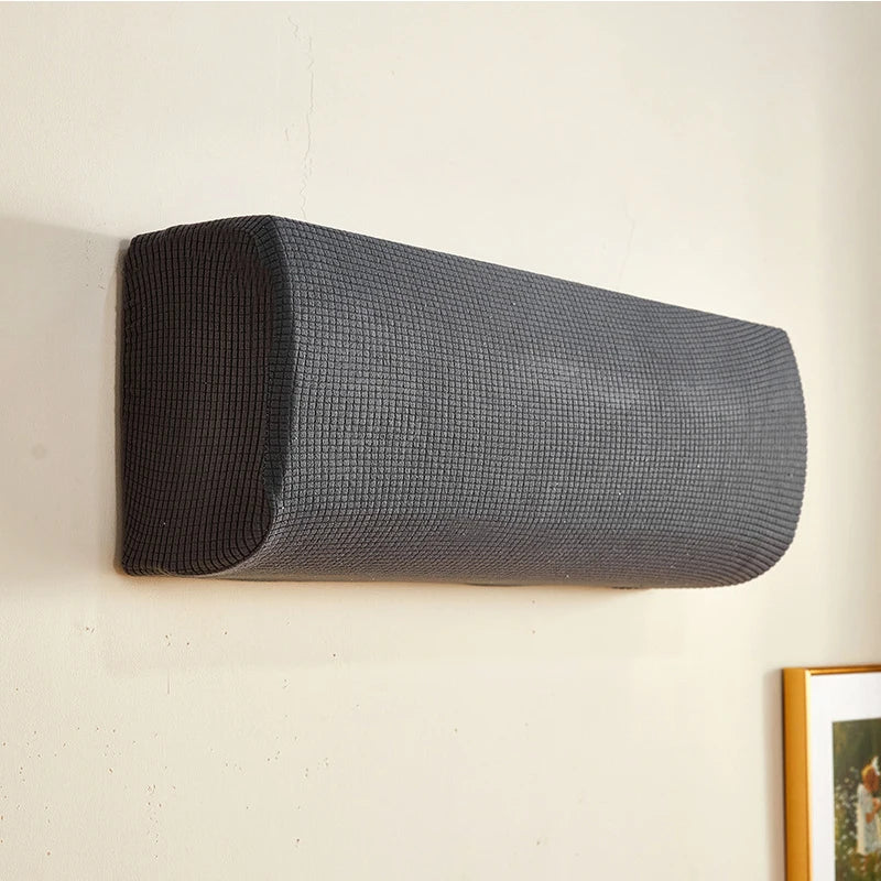 Skanto | Polar Fleece Air Conditioner Cover: Wall-Mounted Dustproof Protection, Easy-Clean Polyester AC Cover for Home Use