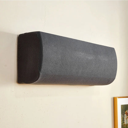 Skanto | Polar Fleece Air Conditioner Cover: Wall-Mounted Dustproof Protection, Easy-Clean Polyester AC Cover for Home Use