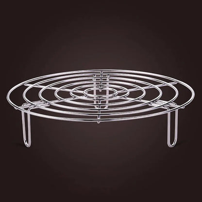 Skanto | 304 Stainless Steel Kitchen Steamer Rack - Durable Pot Steaming Trivet for Cookware