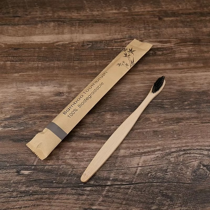 BowLift | Eco-Friendly Bamboo Toothbrush Set – 10 Pack Soft Bristle Brushes for Adults