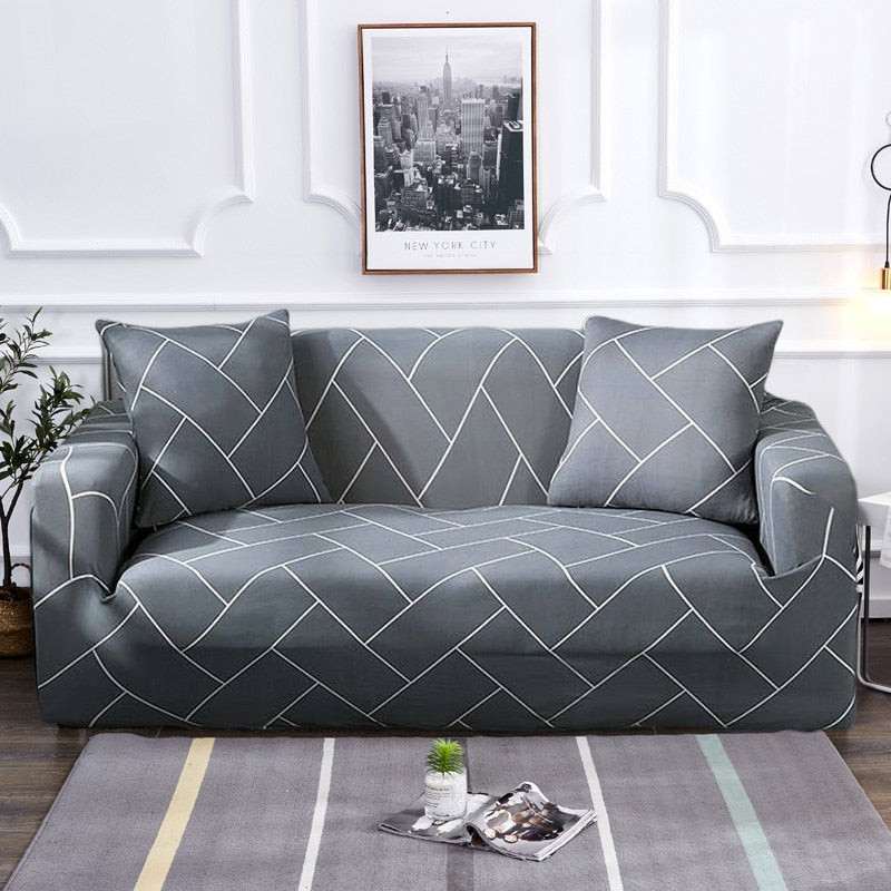 Modern non-slip colorful elastic sofa cover | Brehn