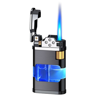 Blue Flame Metal Windproof Gas Lighter | Bowlift