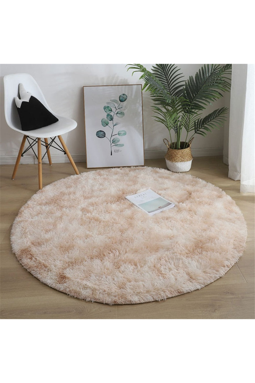 Fluffy Round Rug | Bowlift