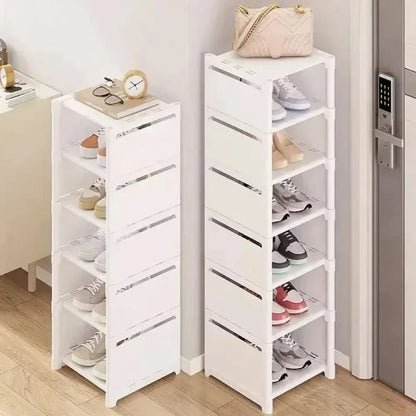 Skanto | SHOECORNER RACK – Stable Shoe Stand for Corners – Space-Saving Organization with Style