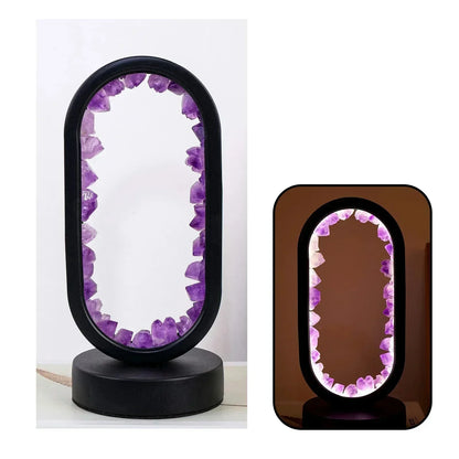 Améthystique – Elegant Natural Crystal Lighting Bowlift