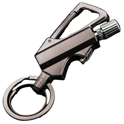 BowLift | FlareKey – Multifunction Keychain Lighter | Windproof Kerosene Lighter for Outdoor & Everyday Use