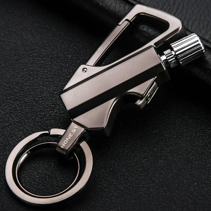 BowLift | FlareKey – Multifunction Keychain Lighter | Windproof Kerosene Lighter for Outdoor & Everyday Use