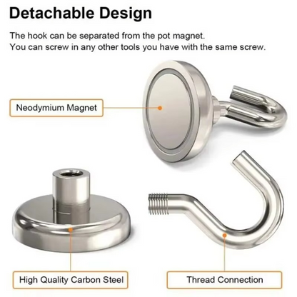 BowLift | 10-Piece Multipurpose Strong Magnetic Hooks Set