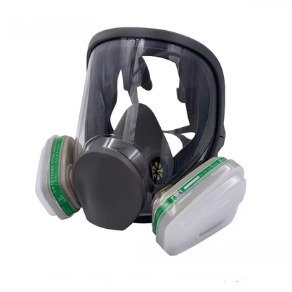 Skanto | Full Face Respirator Safety Gas Mask with Anti-Fog Protection