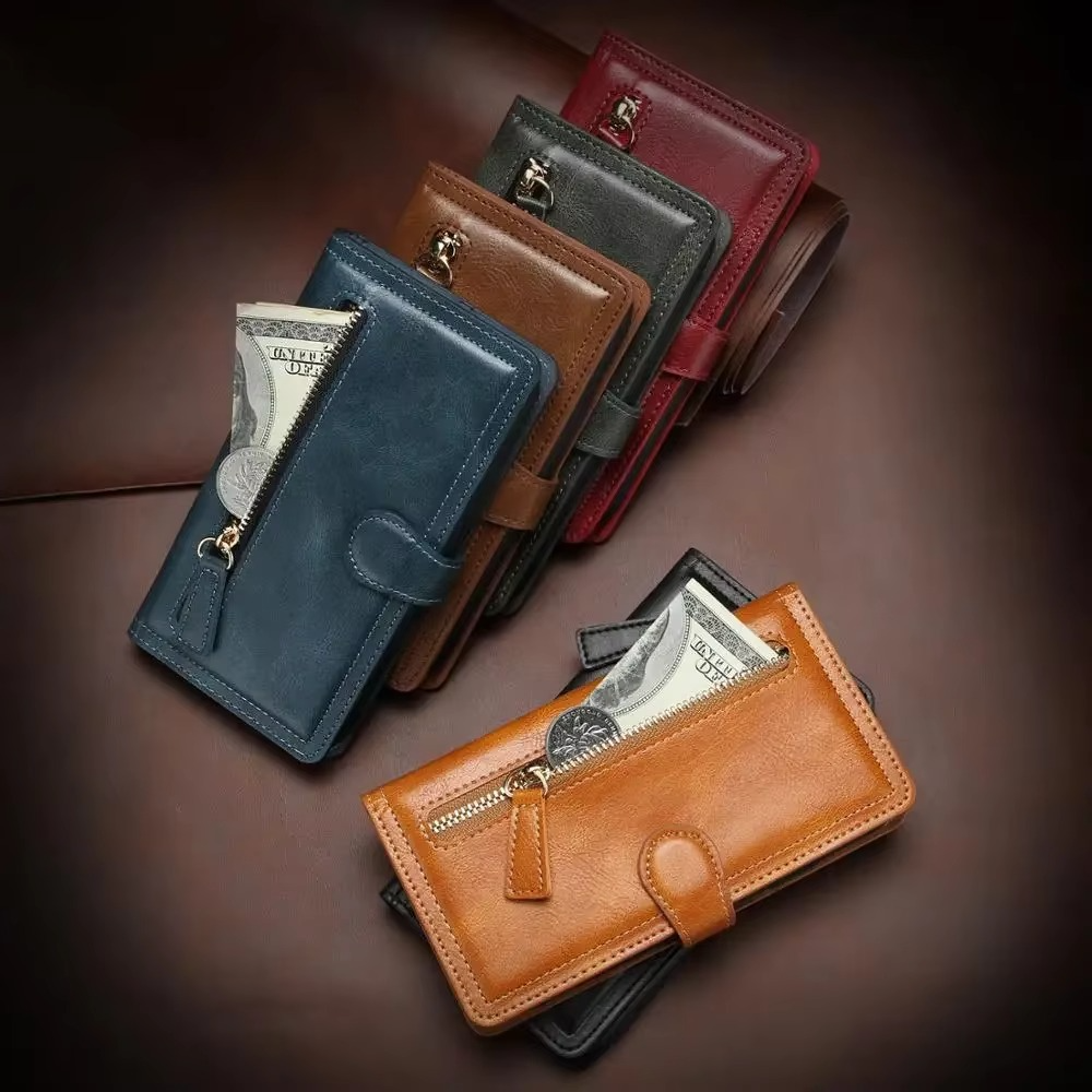 BowLift | Premium Leather iPhone Flip Wallet & Stand Case