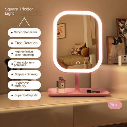 Skanto | LED Makeup Mirror Lumiéra | 3 Light Colors | Touch Control | Modern Design
