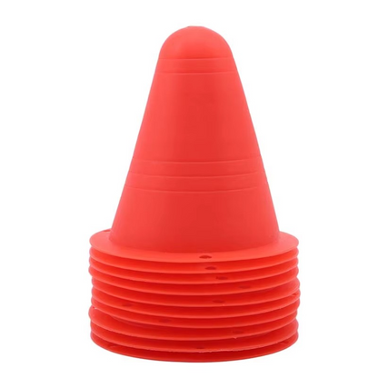 Skanto | 10-Pack Training Cones for Skating, Soccer, Football, and Sports Drills
