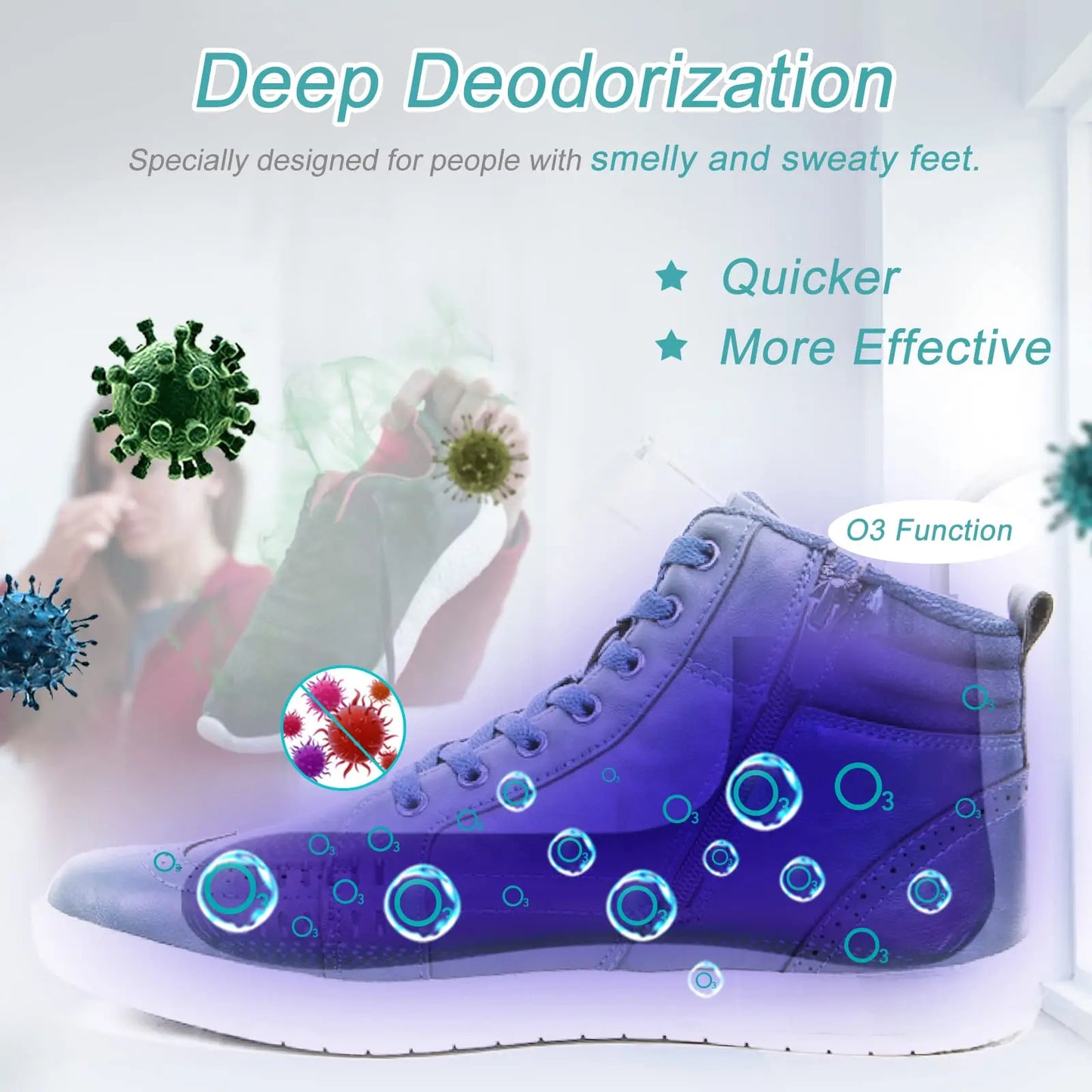 BowLift | Modern Quick Clean Deodorizing Shoe Dryer