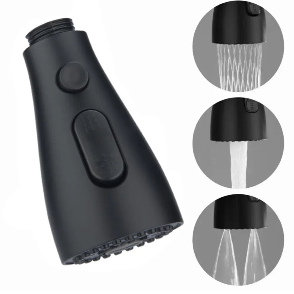 HydroFlex ProSpray – 3-way spray kitchen faucet replacement nozzle Bowlift