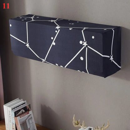 Skanto | Polar Fleece Air Conditioner Cover: Wall-Mounted Dustproof Protection, Easy-Clean Polyester AC Cover for Home Use